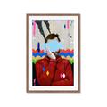 Picture of Graffiti Sadness _GroupedProduct_Rectangle_Portrait_Framed_Matted_