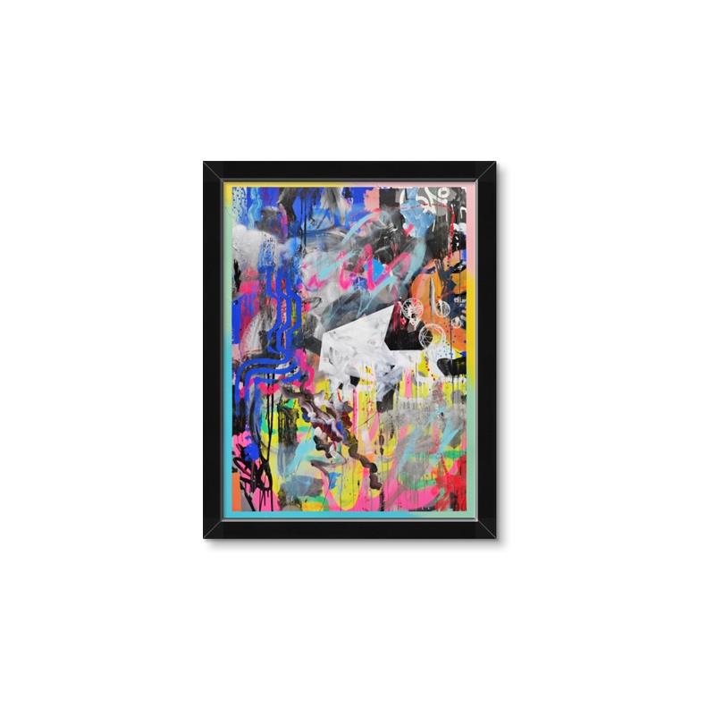 Picture of Electric  Abstracts _GroupedProduct_Rectangle_Portrait_Framed_Matted_