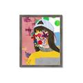Picture of Abstracted Neon Expressions _GroupedProduct_Rectangle_Portrait_Framed_Matted_