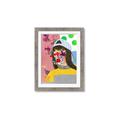 Picture of Abstracted Neon Expressions _GroupedProduct_Rectangle_Portrait_Framed_Matted_