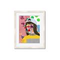 Picture of Abstracted Neon Expressions _GroupedProduct_Rectangle_Portrait_Framed_Matted_