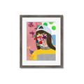 Picture of Abstracted Neon Expressions _GroupedProduct_Rectangle_Portrait_Framed_Matted_