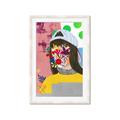 Picture of Abstracted Neon Expressions _GroupedProduct_Rectangle_Portrait_Framed_Matted_
