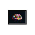 Picture of Graffiti Glow Lips _GroupedProduct_Rectangle_Landscape_Framed_Matted_