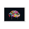 Picture of Graffiti Glow Lips _GroupedProduct_Rectangle_Landscape_Framed_Matted_