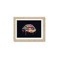Picture of Graffiti Glow Lips _GroupedProduct_Rectangle_Landscape_Framed_Matted_