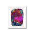 Picture of Neon Infusion Planet _GroupedProduct_Rectangle_Portrait_Framed_Matted_