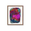 Picture of Neon Infusion Planet _GroupedProduct_Rectangle_Portrait_Framed_Matted_