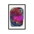 Picture of Neon Infusion Planet _GroupedProduct_Rectangle_Portrait_Framed_Matted_