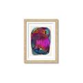 Picture of Neon Infusion Planet _GroupedProduct_Rectangle_Portrait_Framed_Matted_
