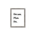 Picture of Dream Plan Do _GroupedProduct_Rectangle_Portrait_Framed_Matted_