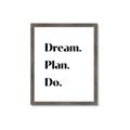 Picture of Dream Plan Do _GroupedProduct_Rectangle_Portrait_Framed_Matted_