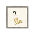 Picture of Lady in Squares _GroupedProduct_Square_Framed_Matted_