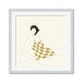 Picture of Lady in Squares _GroupedProduct_Square_Framed_Matted_