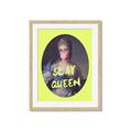Picture of Slay Yellow Queen _GroupedProduct_Rectangle_Portrait_Framed_Matted_