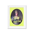 Picture of Slay Yellow Queen _GroupedProduct_Rectangle_Portrait_Framed_Matted_