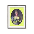 Picture of Slay Yellow Queen _GroupedProduct_Rectangle_Portrait_Framed_Matted_