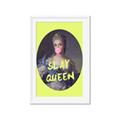 Picture of Slay Yellow Queen _GroupedProduct_Rectangle_Portrait_Framed_Matted_