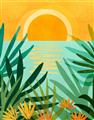 Picture of Summer Daze Vista II _GroupedProduct_Rectangle_Portrait_Unframed_Print_Only_