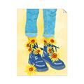 Picture of Sunflower Walk in Blue Shoes _GroupedProduct_Rectangle_Portrait_Unframed_Print_Only_
