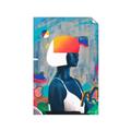 Picture of Luminous Blue Girl _GroupedProduct_Rectangle_Portrait_Unframed_Print_Only_