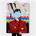 Picture of Graffiti Sadness _GroupedProduct_Rectangle_Portrait_Canvas_