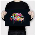 Picture of Graffiti Glow Lips _GroupedProduct_Rectangle_Landscape_Canvas_