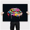 Picture of Graffiti Glow Lips _GroupedProduct_Rectangle_Landscape_Canvas_