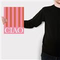 Picture of Ciao Stripes in Pink _GroupedProduct_Rectangle_Portrait_Canvas_