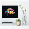 Picture of Graffiti Glow Lips _GroupedProduct_Rectangle_Landscape_Canvas_
