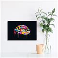 Picture of Graffiti Glow Lips _GroupedProduct_Rectangle_Landscape_Canvas_