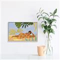 Picture of Lazyday Lady _GroupedProduct_Rectangle_Landscape_Canvas_Framed_