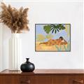 Picture of Lazyday Lady _GroupedProduct_Rectangle_Landscape_Canvas_Framed_