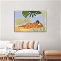 Picture of Lazyday Lady _GroupedProduct_Rectangle_Landscape_Canvas_Framed_