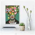 Picture of Floral Frida Everyday _GroupedProduct_Rectangle_Portrait_Canvas_Framed_
