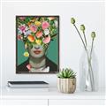Picture of Floral Frida Everyday _GroupedProduct_Rectangle_Portrait_Canvas_Framed_