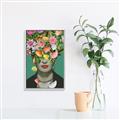 Picture of Floral Frida Everyday _GroupedProduct_Rectangle_Portrait_Canvas_Framed_