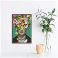 Picture of Floral Frida Everyday _GroupedProduct_Rectangle_Portrait_Canvas_Framed_