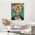 Picture of Floral Frida Everyday _GroupedProduct_Rectangle_Portrait_Canvas_Framed_