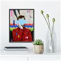 Picture of Graffiti Sadness _GroupedProduct_Rectangle_Portrait_Canvas_Framed_