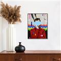 Picture of Graffiti Sadness _GroupedProduct_Rectangle_Portrait_Canvas_Framed_