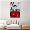 Picture of Graffiti Sadness _GroupedProduct_Rectangle_Portrait_Canvas_Framed_