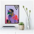 Picture of Manly Neon Expressions _GroupedProduct_Rectangle_Portrait_Canvas_Framed_