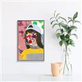 Picture of Abstracted Neon Expressions _GroupedProduct_Rectangle_Portrait_Canvas_Framed_