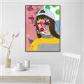 Picture of Abstracted Neon Expressions _GroupedProduct_Rectangle_Portrait_Canvas_Framed_