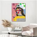 Picture of Abstracted Neon Expressions _GroupedProduct_Rectangle_Portrait_Canvas_Framed_