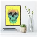 Picture of Street Art Skull _GroupedProduct_Rectangle_Portrait_Canvas_Framed_