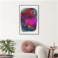 Picture of Neon Infusion Planet _GroupedProduct_Rectangle_Portrait_Canvas_Framed_