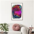 Picture of Neon Infusion Planet _GroupedProduct_Rectangle_Portrait_Canvas_Framed_