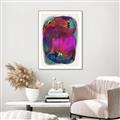 Picture of Neon Infusion Planet _GroupedProduct_Rectangle_Portrait_Canvas_Framed_